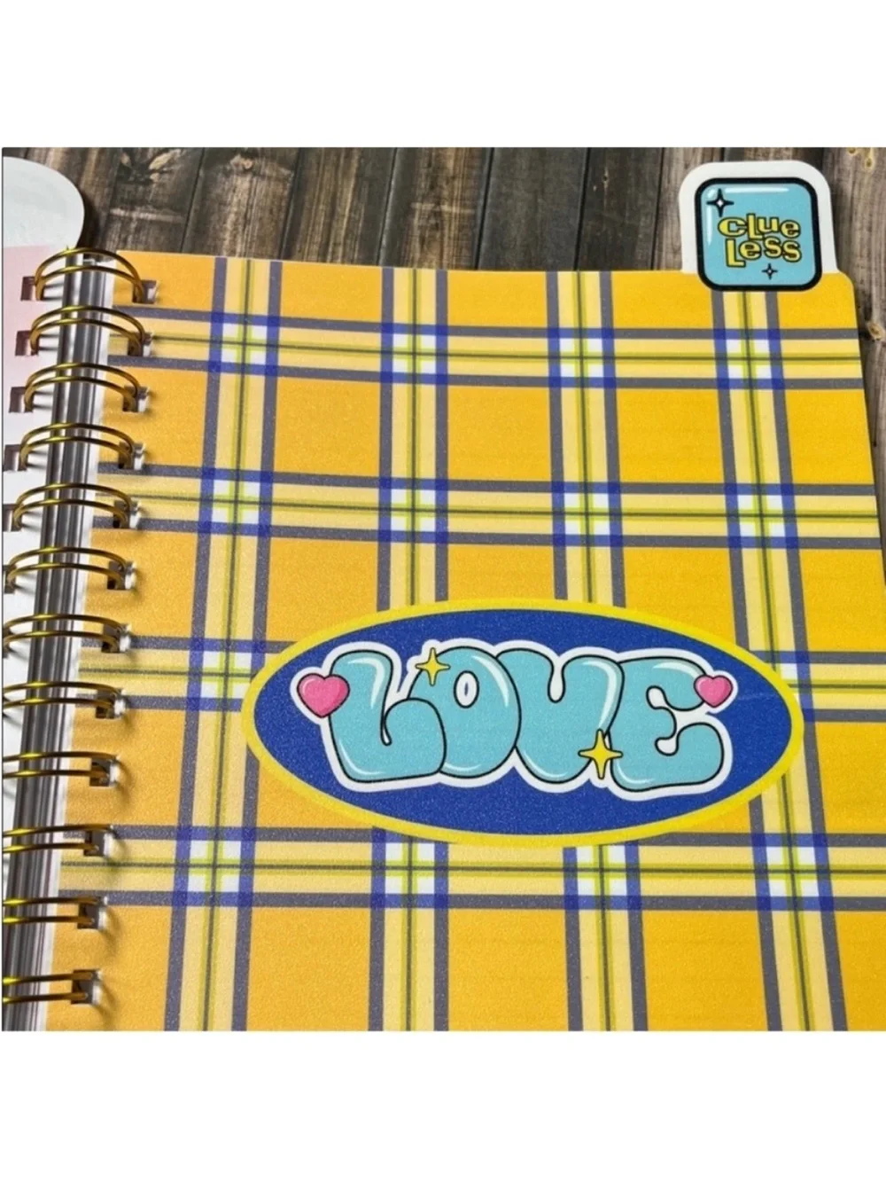 5for$10 Pink License Four Tabbed Journal Clueless - Bullseye's Playground